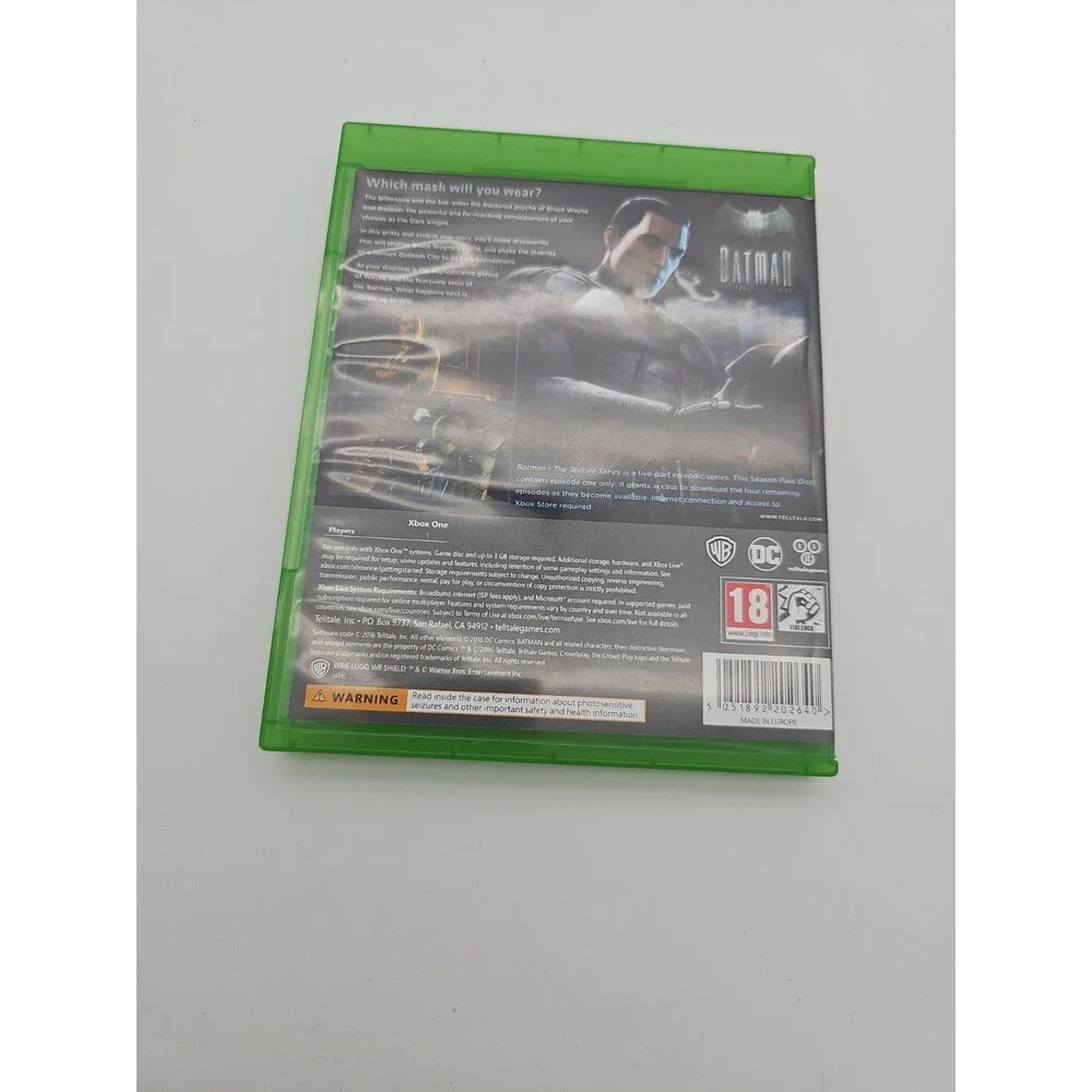 Batman The Telltale Series Xbox One Game Very Good Condition